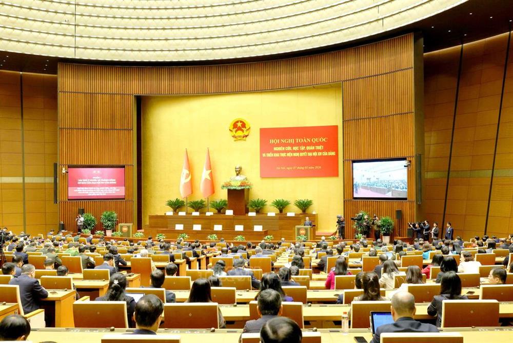 Hội nghị toàn quốc quán triệt Nghị quyết Đại hội XIV: Làm rõ các trụ cột phát triển trong kỷ nguyên mới